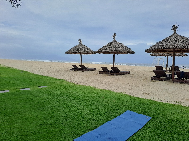 Yoga on the beach of Danang, Vietnam. March of 2026  